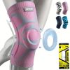 Knee Braces for Knee Pain Relief, Compression Knee Sleeves with Patella Gel Pad & Side Stabilizers, Knee Support for Weightlifting, Running, Workout