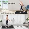 Walking Pad Under Desk Treadmill for Home Office -2.5HP Walking Treadmill 0.6-4MPH 300LBS Capacity Treadmill for Walking Running Remote Control Batter
