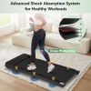 Walking Pad Under Desk Treadmill for Home Office -2.5HP Walking Treadmill 0.6-4MPH 300LBS Capacity Treadmill for Walking Running Remote Control Batter