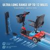 VEVOR 3 Wheel Folding Mobility Scooter for Adults & Seniors, Heavy-Duty Electric Powered Mobility Scooter & 12 Mile Long Range