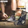 COPPER Ankle Brace Compression Support Sleeve for Injury Recovery, Joint Pain. Plantar Fasciitis Foot Socks with Arch Support, Eases Swelling