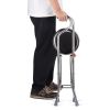 Hold 187.4 Lbs Folding 2-in-1 Folding Cane Seat ,Thickening Travel Seat and Cane, Four-Leg Folding Walking Stick