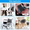 Lumbar Support Pillow For Office Chair Car Seat Home Dining Chair Soft Memory Foam Back Support Cushion With Vibration Washable Cover Elastic Strap Ba