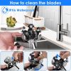 Head Shavers for Bald Men 5 In 1 7D Electric Rotary Razor Rechargeable Cordless Head Beard Trimmer Shaver Kit IPX6 Waterproof Dry Wet Grooming Kit wit