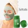 Green Tea Mask Stick for Face,10 Minutes Blackhead Remover with Green Tea Extract, Moisturizing Face mask, Green Mask Stick for Face Moisturizing