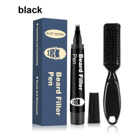 Beard Filler Pen - Long-Lasting, Waterproof & Smudge-Proof Beard And Hairline Filler With Beeswax, Cocoa Butter & Vitamin A Hair Care Blend