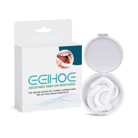 EELHOE Adjustable Buckle Dentures, Modified Teeth Interdental Set Orthodontic Dentures Set (Option: 3PCS)