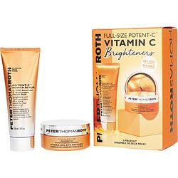 Peter Thomas Roth By Peter Thomas Roth (Full-Size Potent-C Vitamin C Brighteners Kit: Power Scrub 120ml + Hydra-Gel Eye Patches 30ct --2pcs)